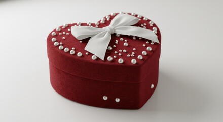 Heart-shaped gift box