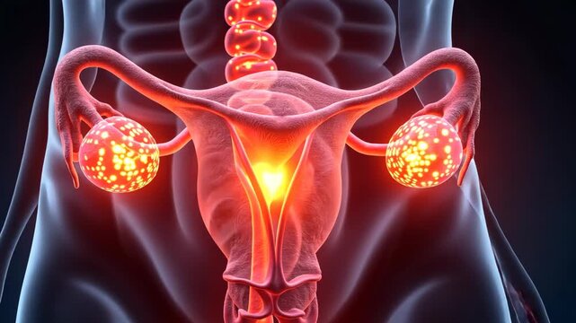 endocrine, hormonal balance, gland function. Organ health. Ovaries produce essential hormones. Thyroid regulation aids metabolism boost. Adrenal glands enhance stress response.