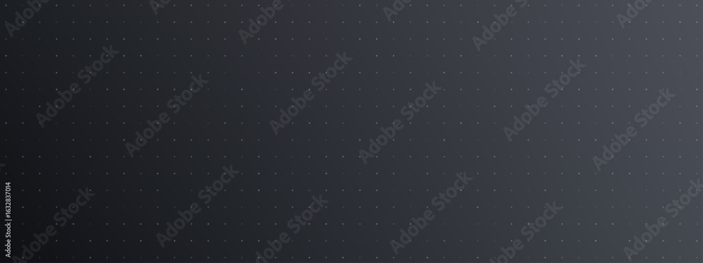 Poster dark background with a grid of small white dots. technology concept illustration suitable for a futu