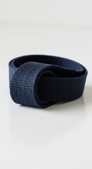 Dark blue martial arts belt