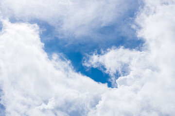 夏の空　青空ともくもくの雲13