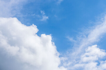 夏の空　青空ともくもくの雲06