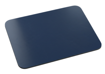 Dark Blue Rectangular Object Isolated on White Background