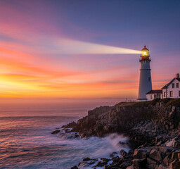 Obraz premium lighthouse on the coast