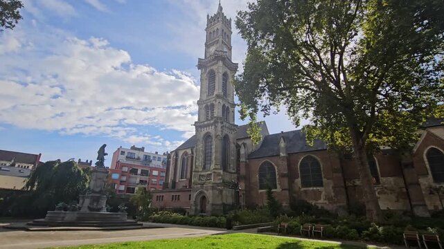 Saint Gery Church ( EGLISE SAINT GERY ) in Valenciennes, Nord Department, Hauts-de-France, France