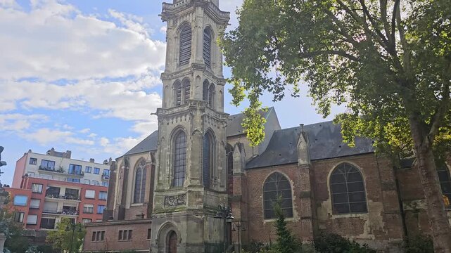 Saint Gery Church ( EGLISE SAINT GERY ) in Valenciennes, Nord Department, Hauts-de-France, France