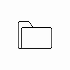 folder expander icon sign vector