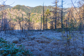 日本の風景　長野　晩秋の上高地　