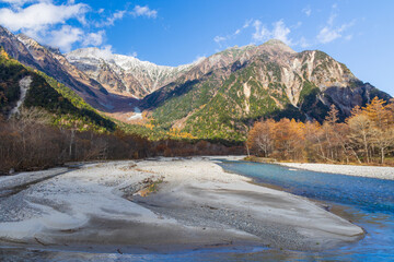 日本の風景　長野　晩秋の上高地