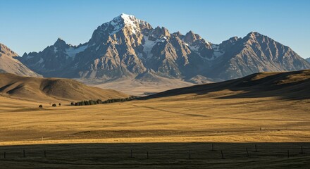 a large mountain range