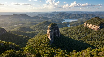 the view from the top of a mountain