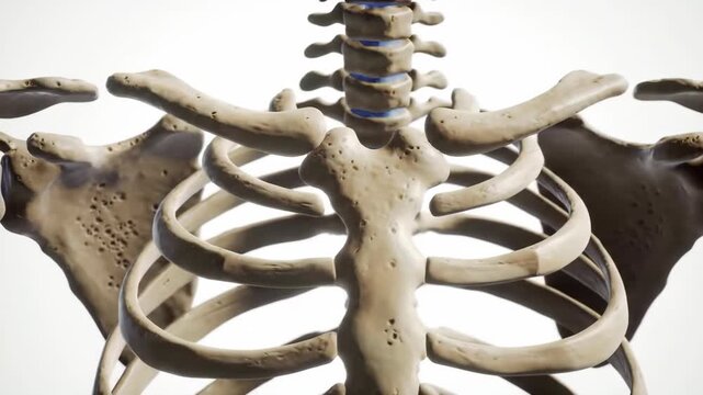 3D Animation of the Human Thorax and Rib Cage