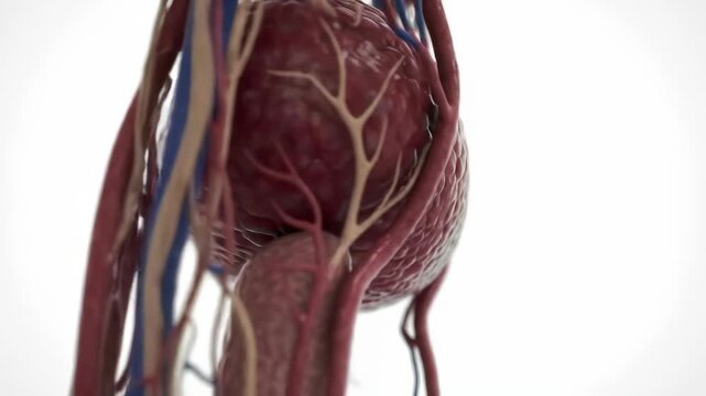 3D Animation of Human Kidney and Arteries