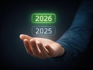 Anticipating Future Growth: Hand Presenting the Promising Year of 2026, with 2025 as Baseline.