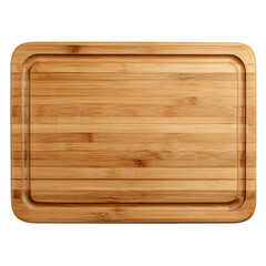 Square bamboo cutting board kitchen utensil wood grain natural texture