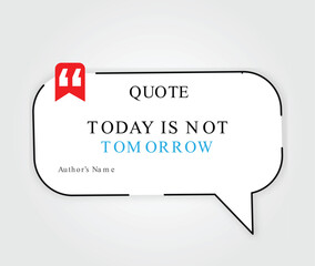 Social media post template designs for quotes 3D bubble testimonial banner