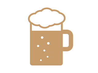 ビールのアイコン（アルコールのマーク）