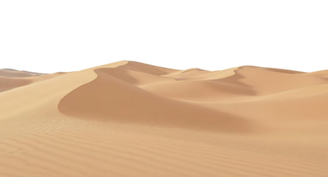 Desert on transparent background png