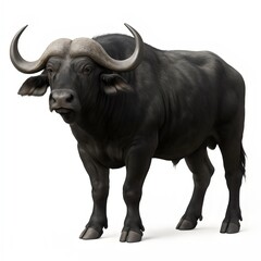 Obraz premium African Buffalo with Powerful Horns