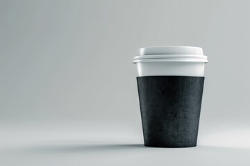 High Definition Picture of a Premium Hot Drink Coffee Cup with Mockup Image