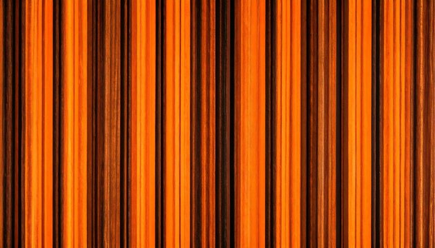 Vertical orange and brown stripes