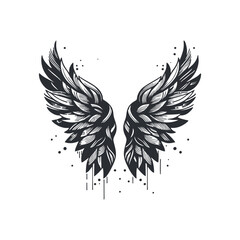 abstract Wings for freedom icon