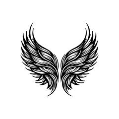 Obraz premium abstract Wings for freedom icon