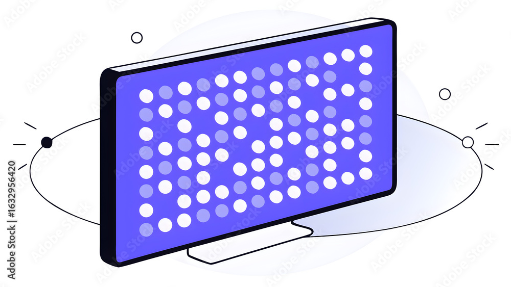 Poster led screen texture dots display light background tv pixel pattern screen and videowall dot rgb tv background