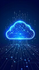 Futuristic cloud computing graphic (1)