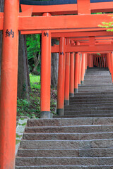 有子山稲荷神社　出石城