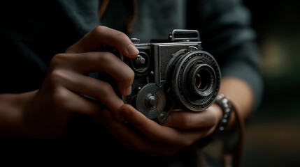 Obraz premium Antique Film Camera