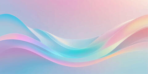 Abstract colourful blue background with flowing waves and smooth curves