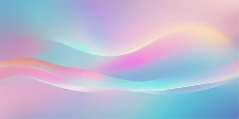 Abstract colourful wavy background with flowing curves and bright blue and pink tones
