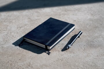 Beige Canvas Tote Bag on Linen