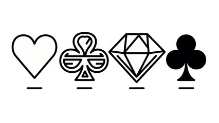 Line Art of the Four Standard Elements