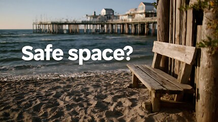 Safe Space? Beach Bench and Pier