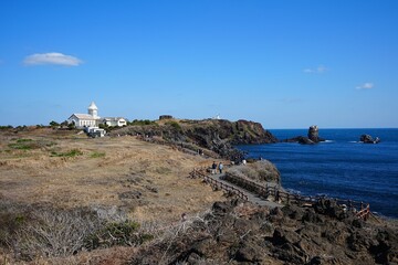 fine sea view with seaside walkway
