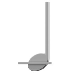 3D Chrome Music Note Icon