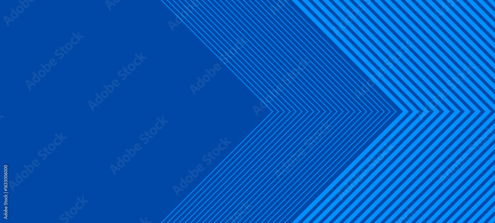 Poster blue arrow with geometric arrow lines background technology hi tech design. abstract line shapes con