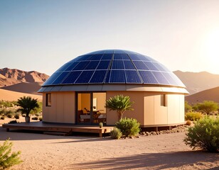 Dome Eco House in Desert