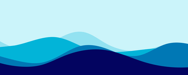 abstract blue wave background