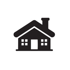 house icon isolated on white