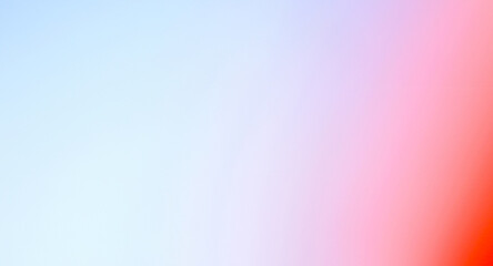 Soft Pastel Gradient Background From Pale Blue to Warm Pink and Red