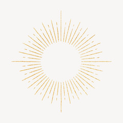 Spiritual sun radiant