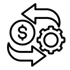 Budget Optimization  Icon Element For Design