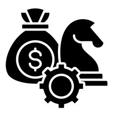 Strategic Budgeting  Icon Element For Design