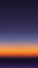 Vibrant gradient sunset sky mobile wallpaper