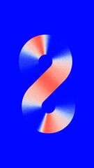 Vibrant abstract gradient loop mobile wallpaper