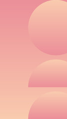 Minimalist gradient geometric mobile wallpaper