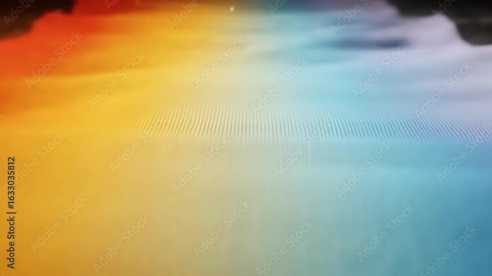 Poster abstract composition of vibrant colors blending together, creating a soft and ethereal visual effect